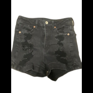 WOMENS AMERICAN EAGLE JEAN SHORTS SZ 00